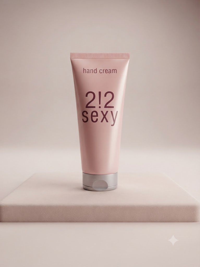 إليك وصف تسويقي وجذاب لكريم اليدين الخاص بك، بما يتناسب مع اسم العلامة التجارية "212 sexy":  كريم اليدين "212 sexy