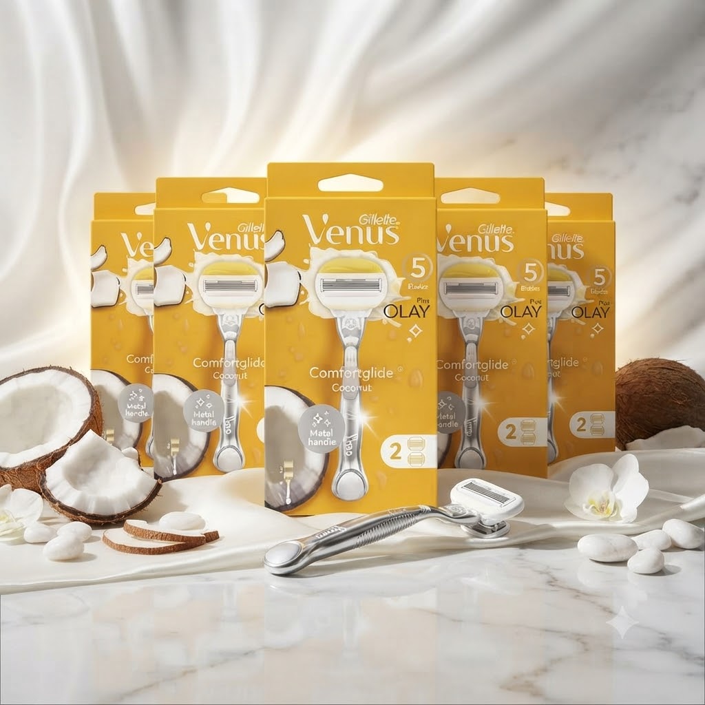 Gillette Venus Comfortglide Olay 🥥✨