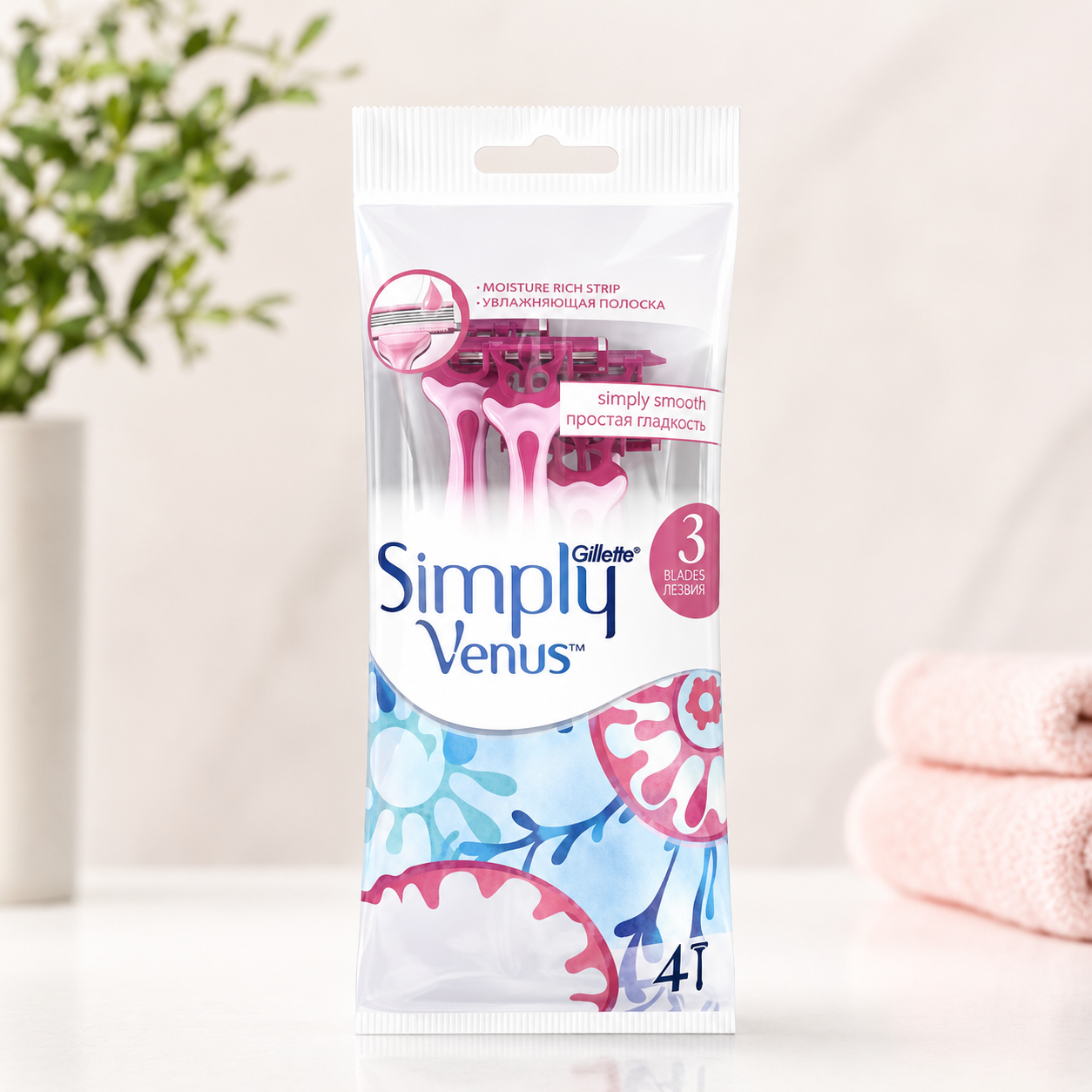 شفرات حلاقة Gillette Simply Venus النسائية
