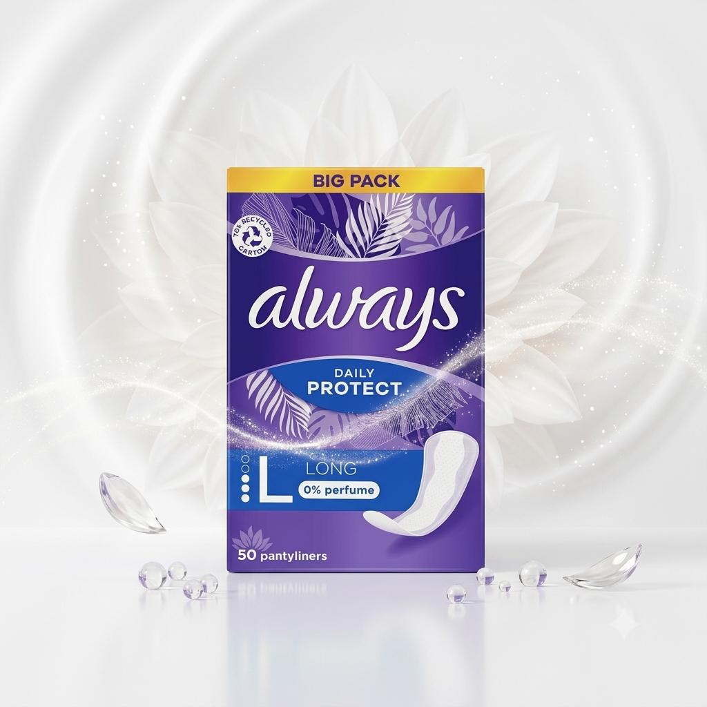 فوط أولويز اليومية طويلة (Always Daily Protect Long) – 50 قطعة