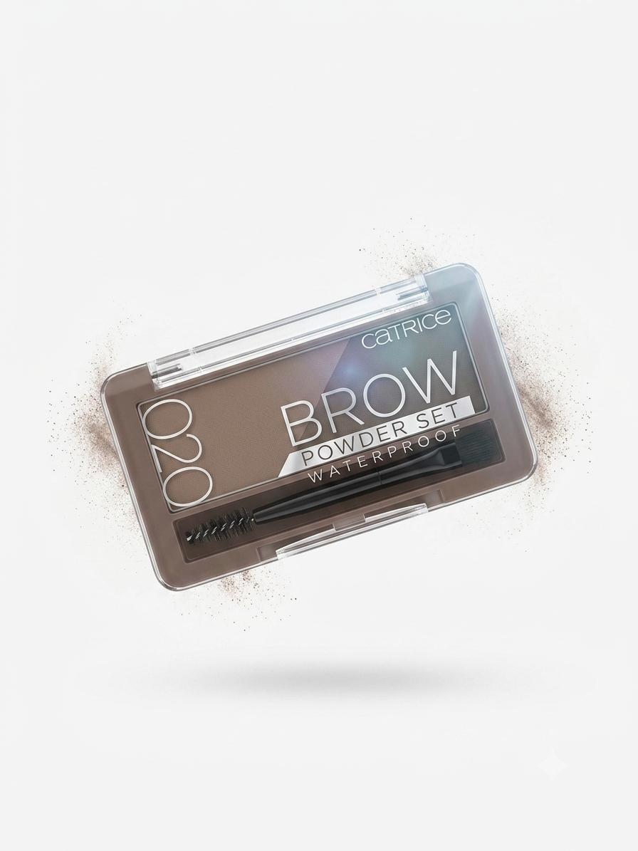 كاتريس Brow Powder Set رقم 020 – بودرة حواجب مقاومة للماء