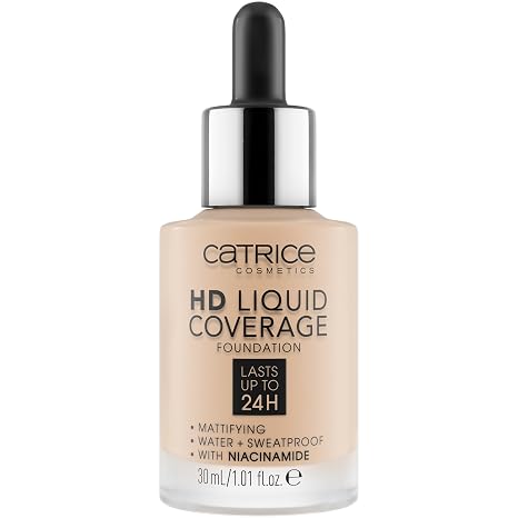 فاونديشن كاتريس HD Liquid Coverage طويل الثبات 24 ساعة
