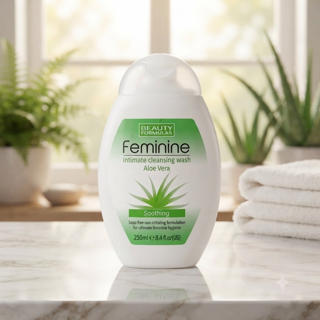 غسول Beauty Formulas للمناطق الحساسة بالألوفيرا – 250 مل