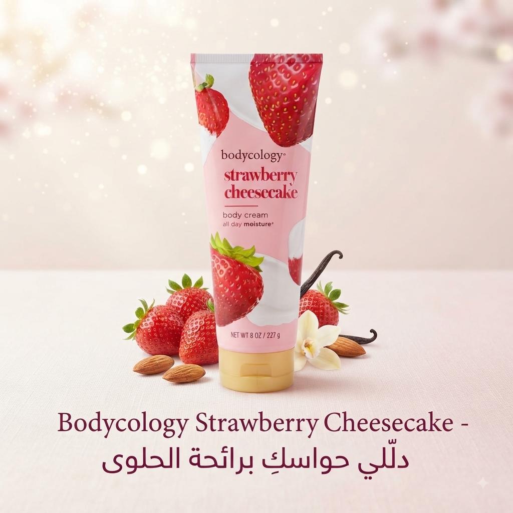Bodycology Strawberry Cheesecake (كريم الجسم)
