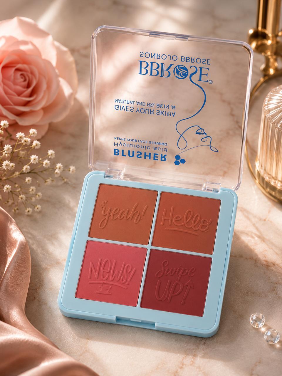 BBROSE باليت بلاشر ٤ ألوان –2